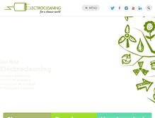 Tablet Screenshot of electrocleaning.com